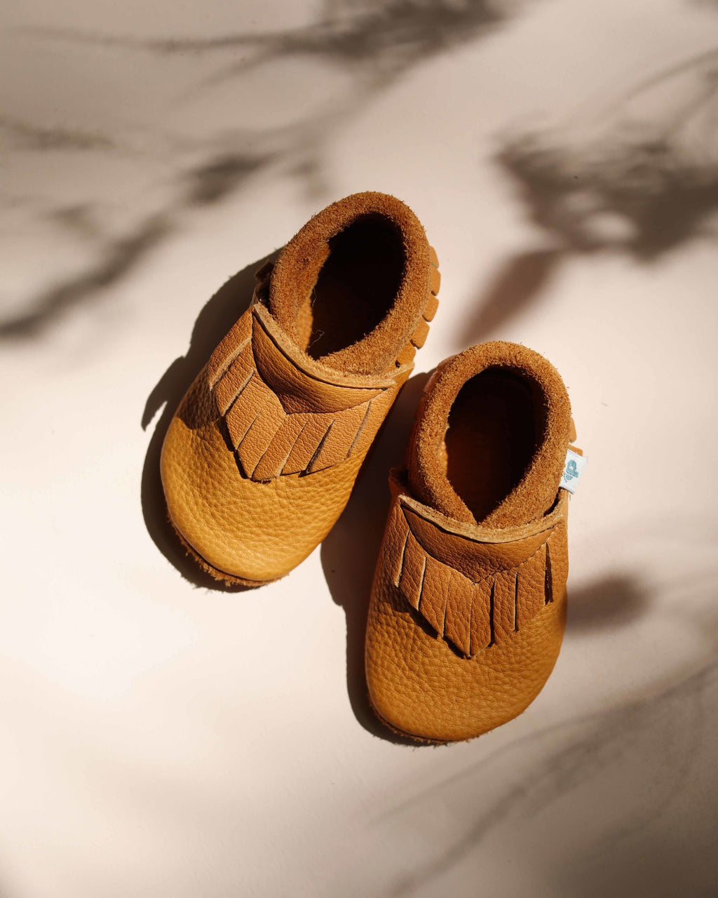 baby slofjes eco leer