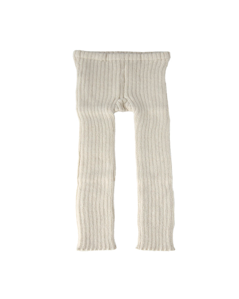 Alpaca baby leggings - ivory