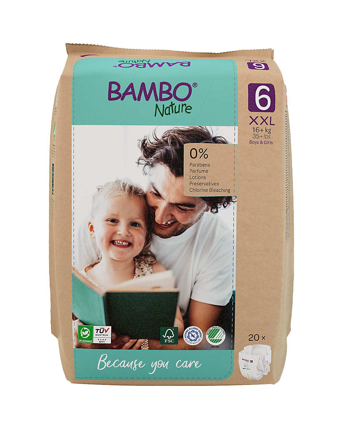 Bambo Nature Luierbroekjes 18 stuks - maat 6