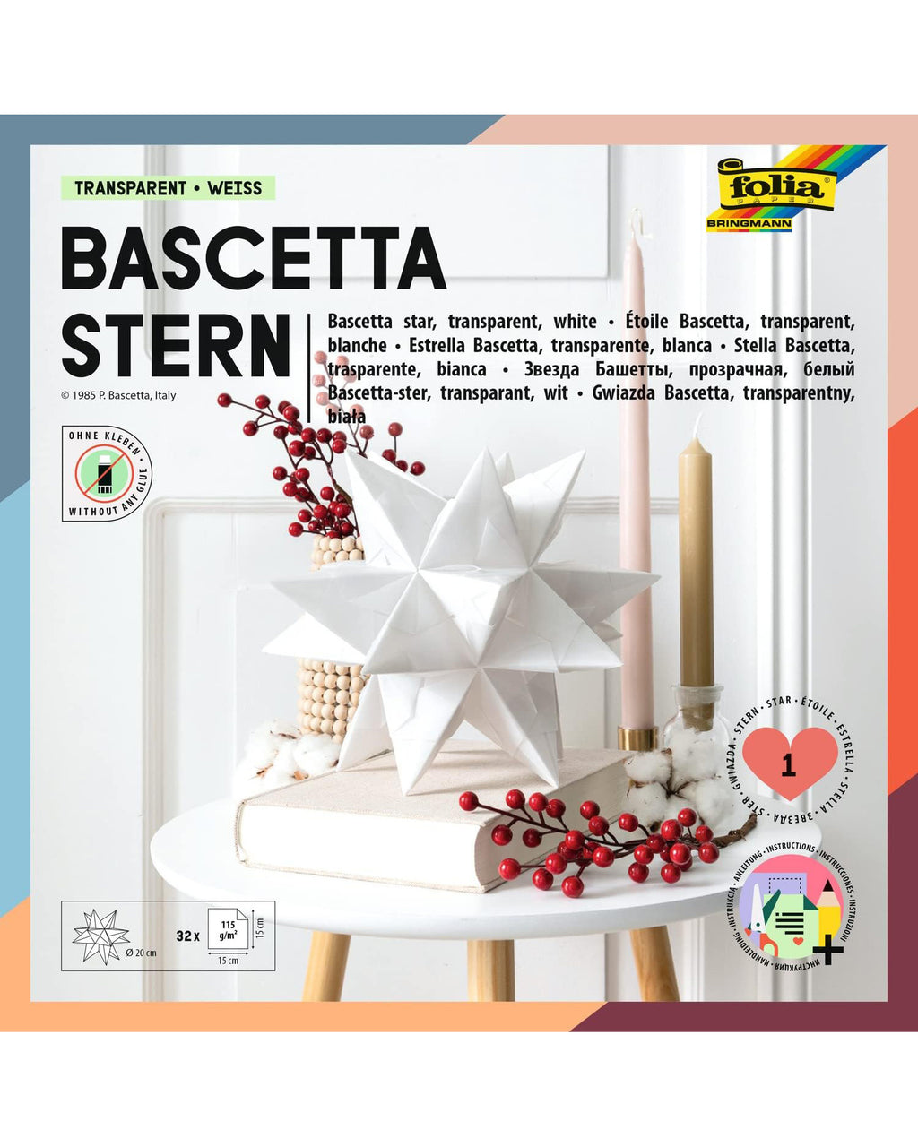 Bascetta ster groot wit 1