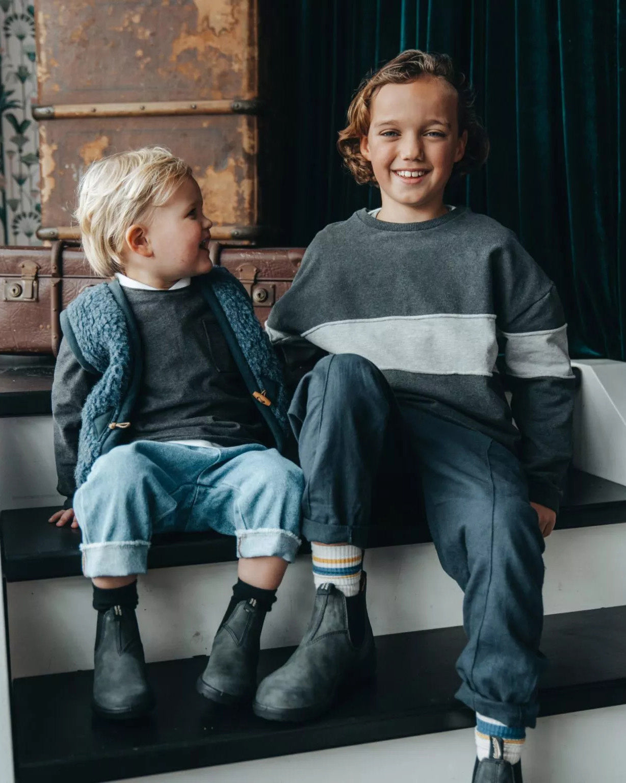 Blundstone Chelsea boots kids - 1325 rustic black 3