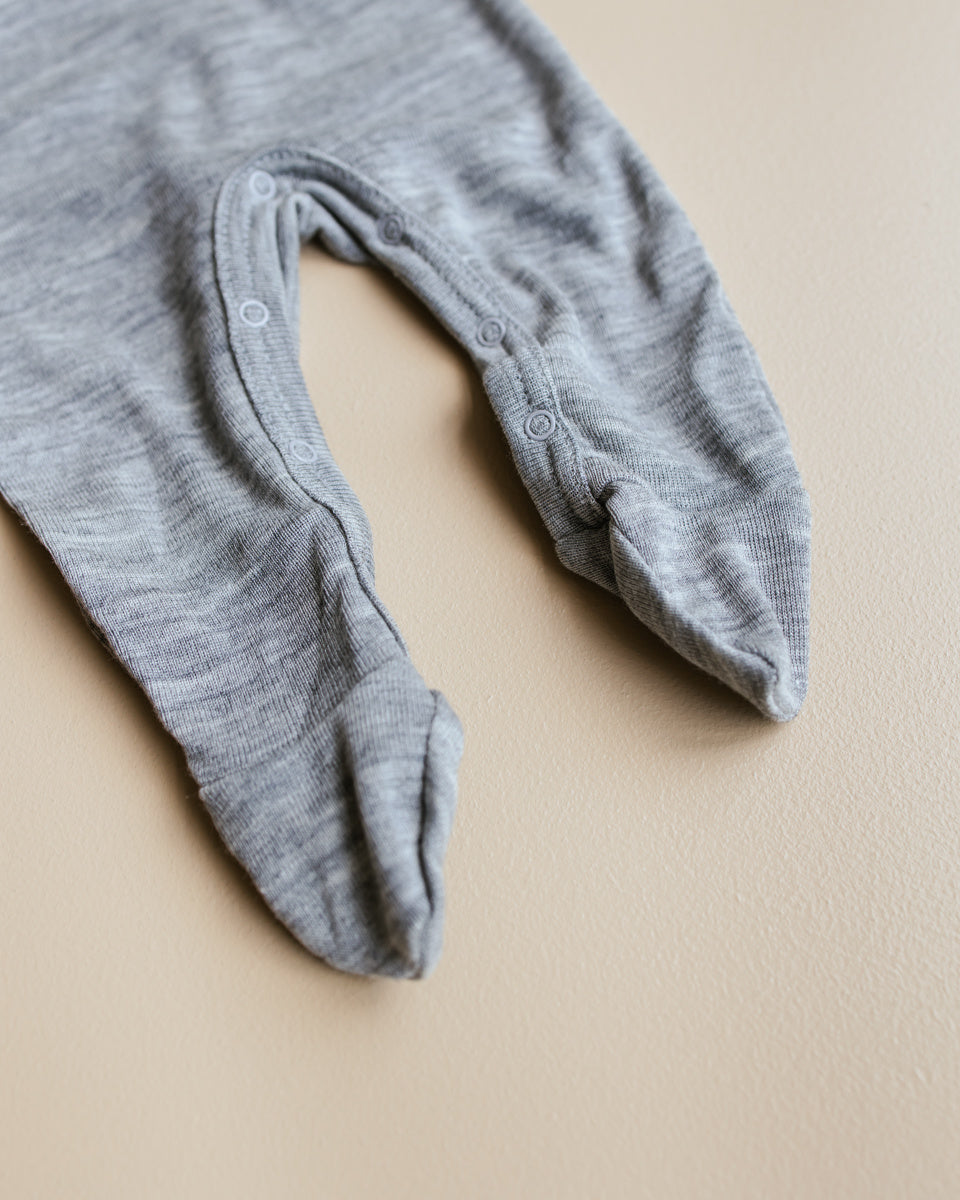 boxpakje:pyjama van wol:zijde - grijs 3