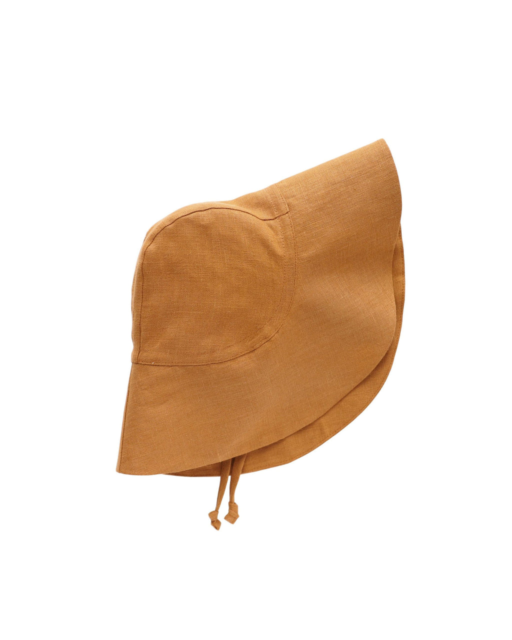 Briar linnen zonnehoed rust handmade
