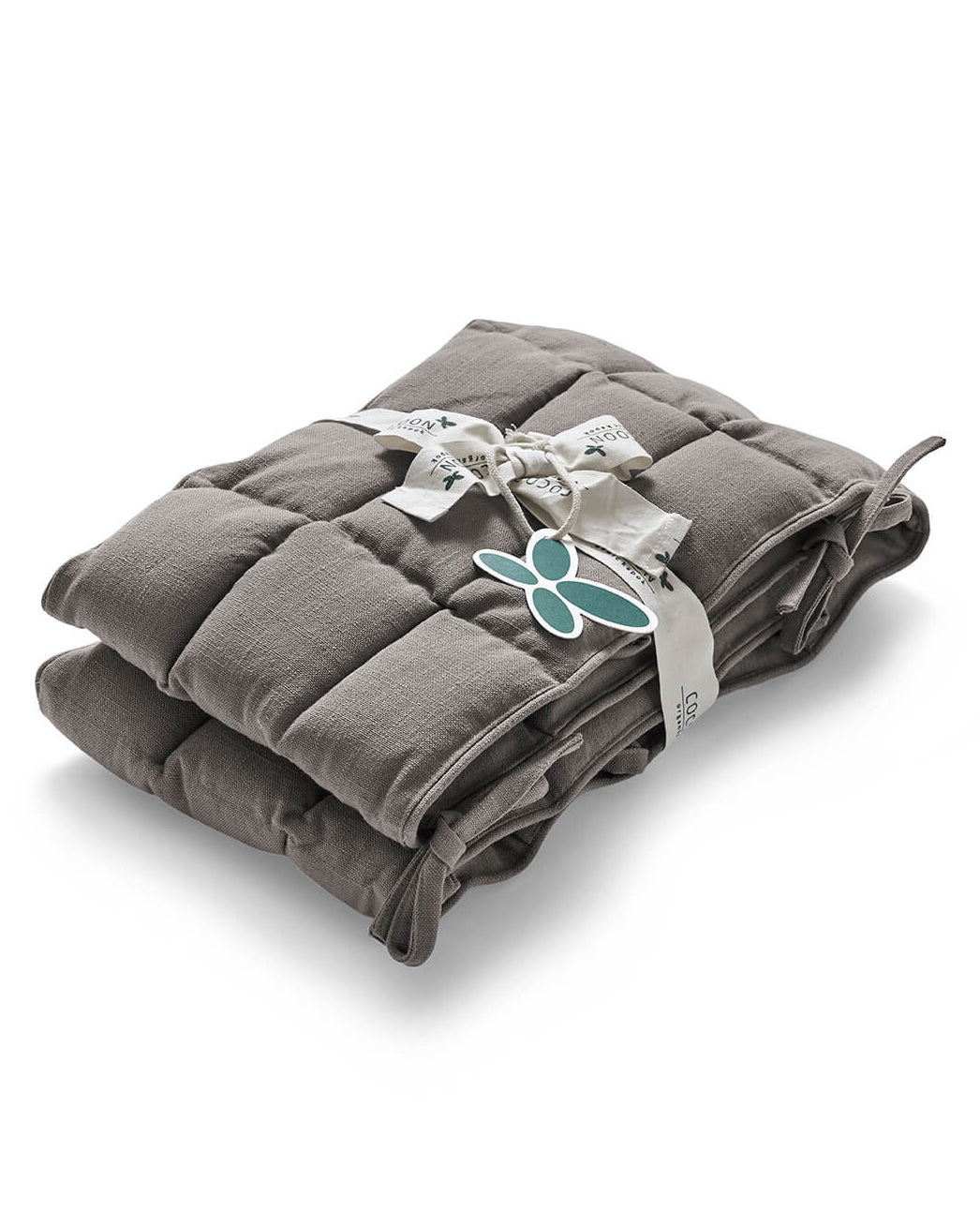 cocoon bedbumper bruin biologisch kapok