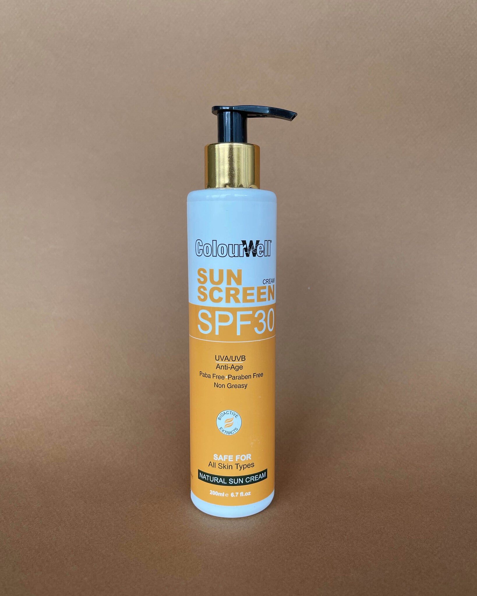 Colourwell sunscreen SPF 30 pompflesje
