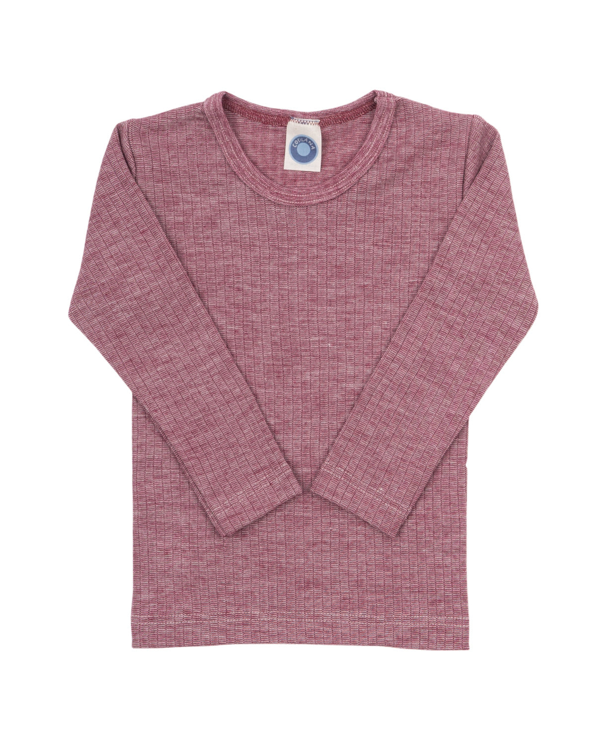 Cosilana-kindershirt-wijnrood-lange-mouw