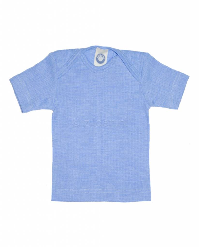 Cosilana-t-shirt-wol-zijde-katoen-blauw-2