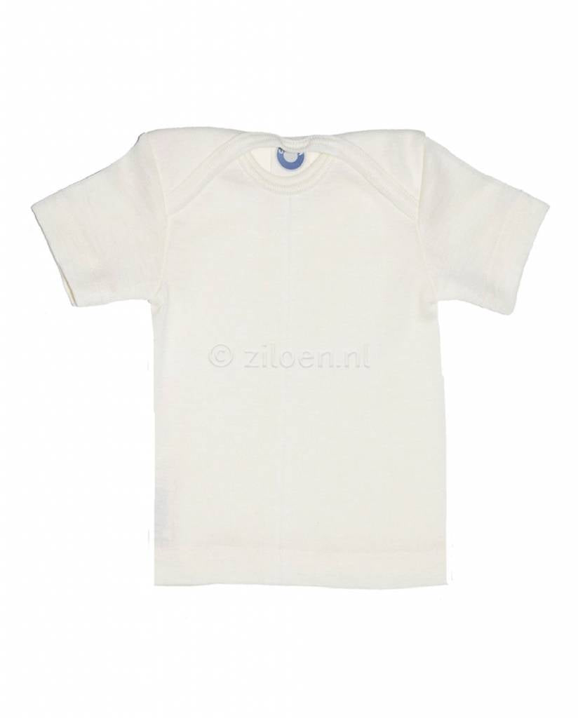 Cosilana-t-shirt-wol-zijde-naturel-wit