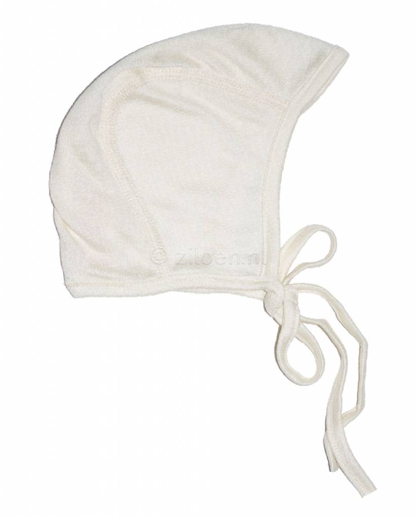 Cosilana-zijden-strik-mutsje-naturel