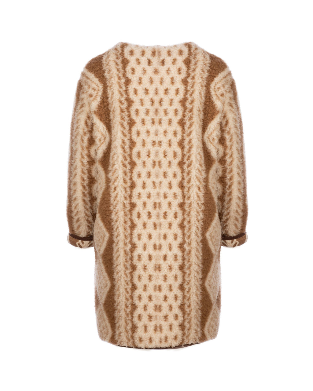 Dames jas Aranga van wol - aran  1219-205 4