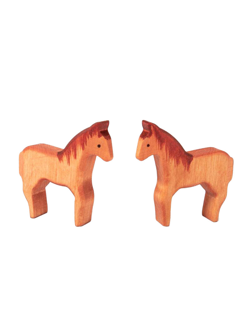 Decor spielzeug twee paarden 0864f