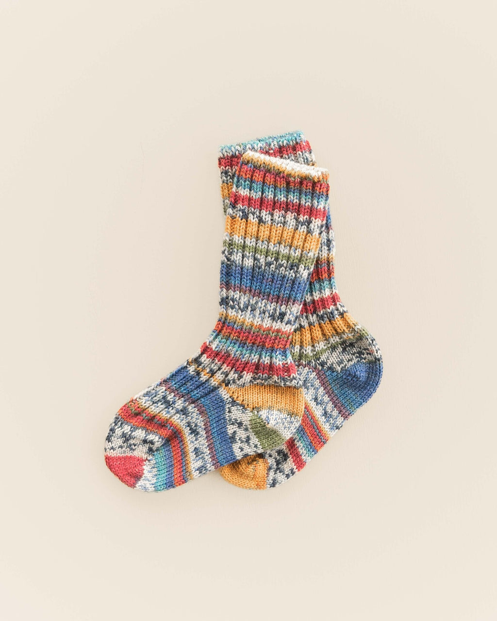 dikke-babysokken-van-wol-blauw-rood-4