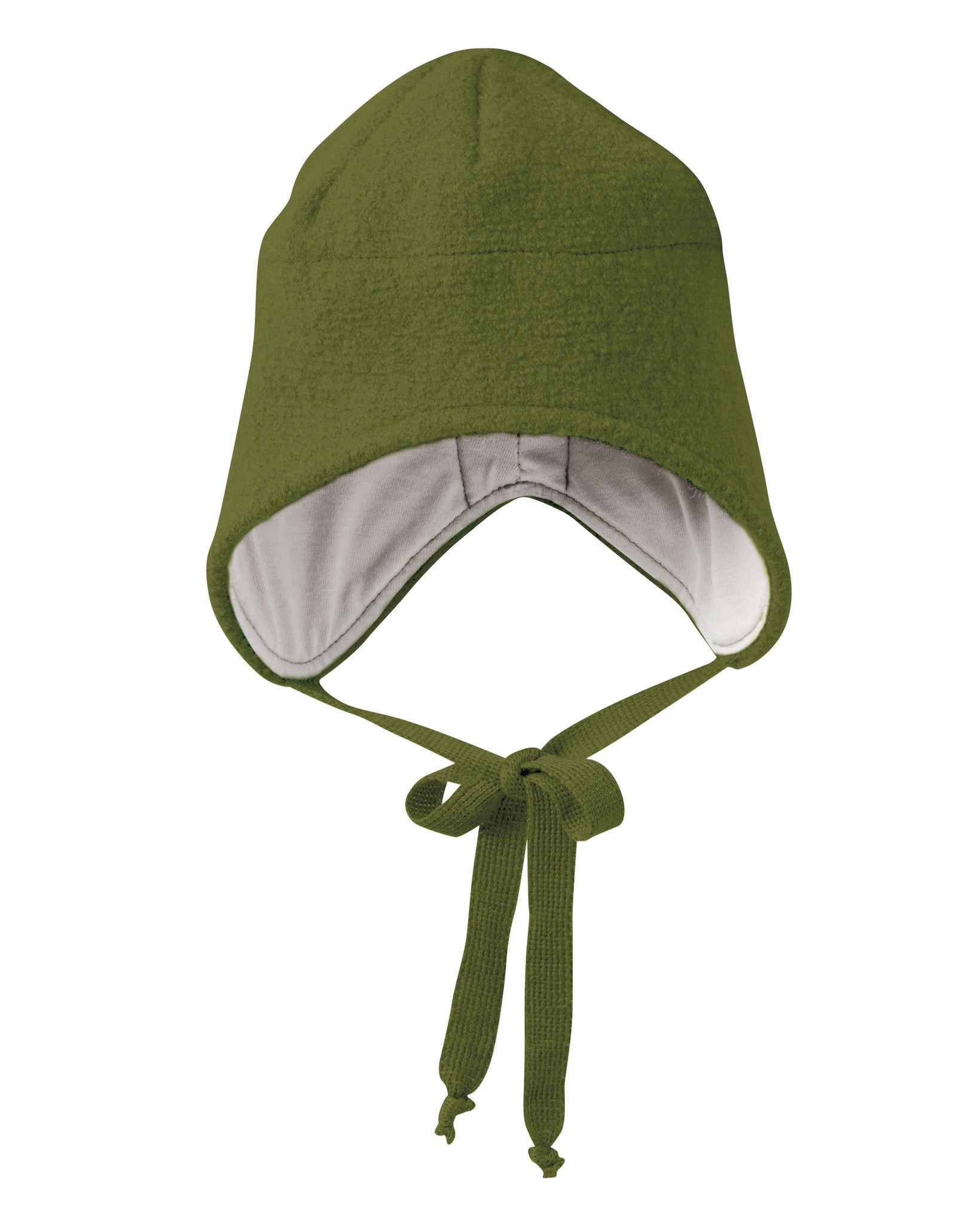 Disana gekookte wol muts olive 3621581
