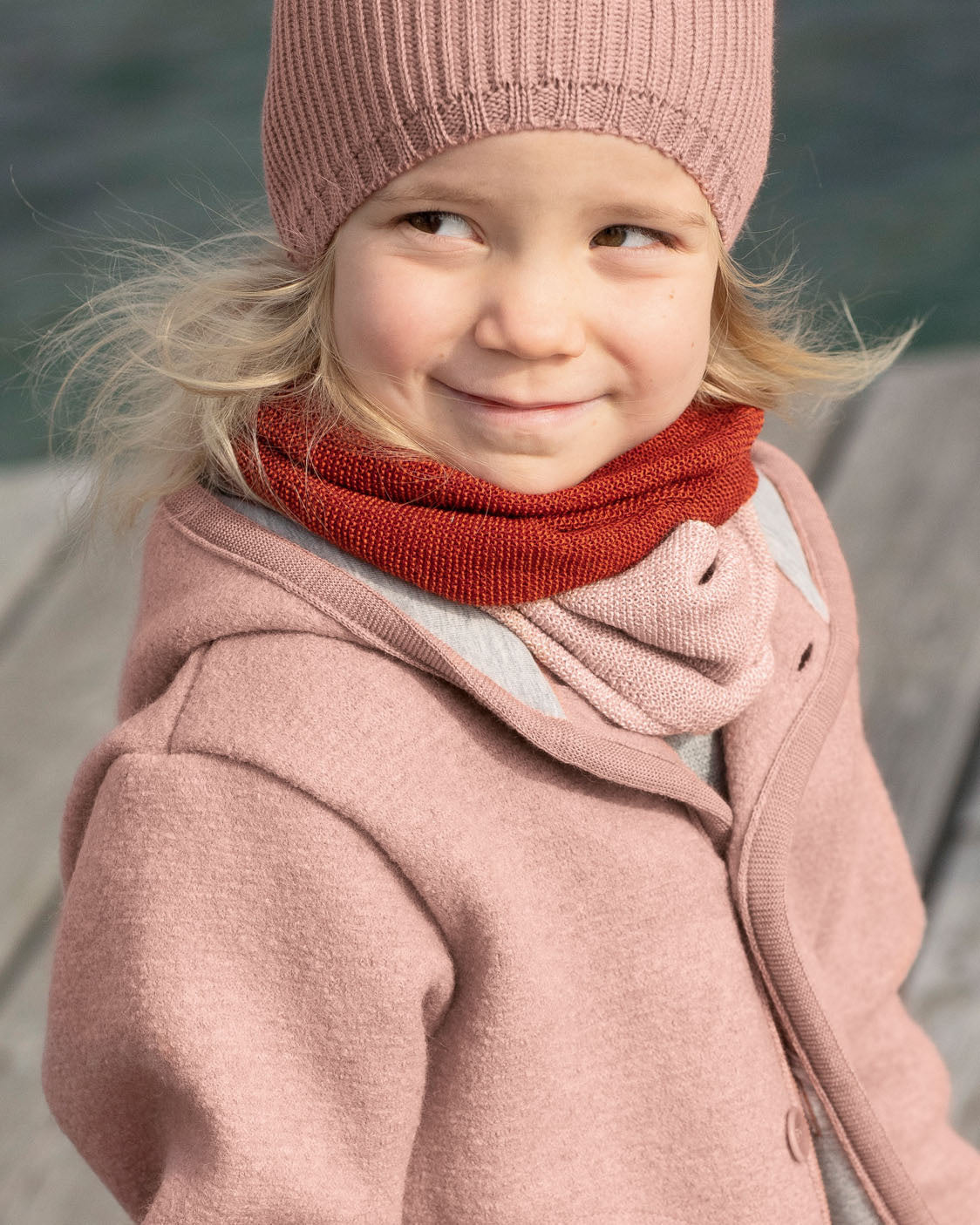 disana loop sjaal bordeaux rood