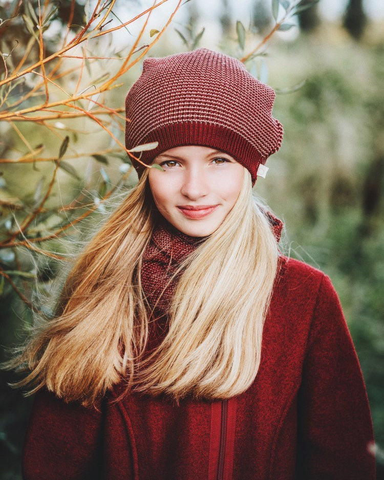 disana Muts van wol gemêleerd - rood lifestyle