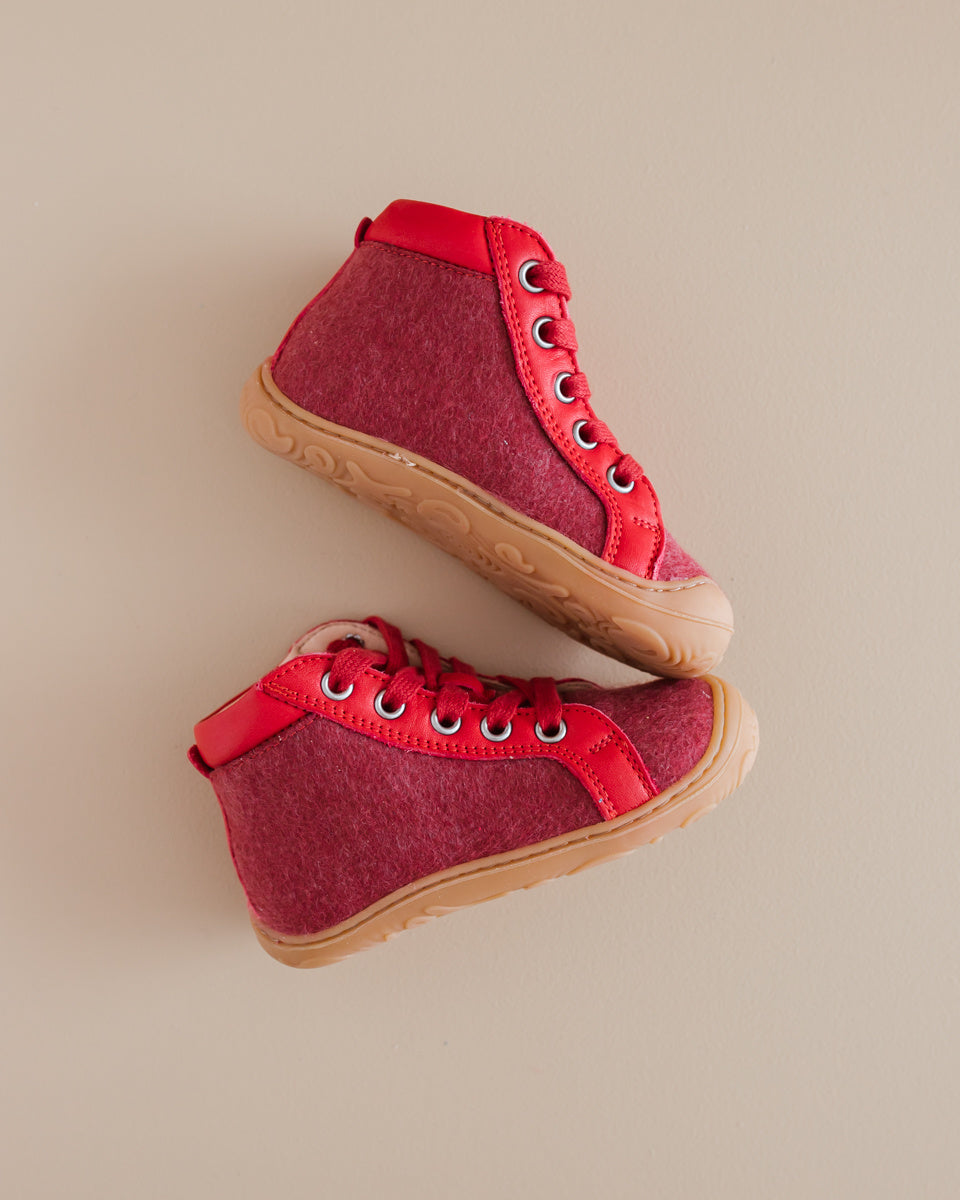 Disana schoenen wol rood