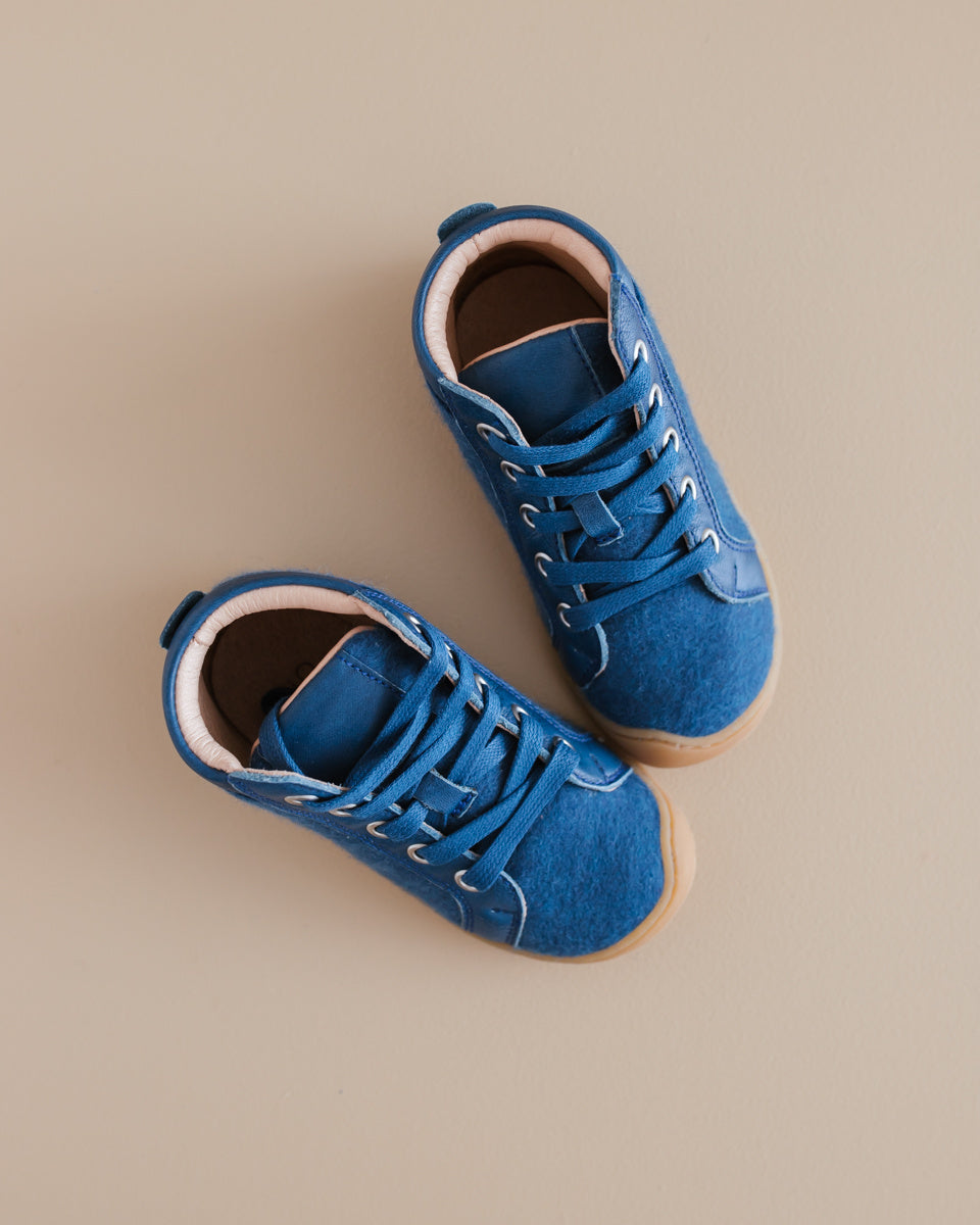 Disana shoes wool blue