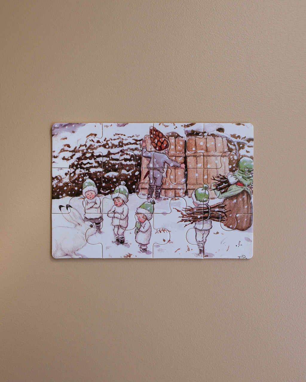 Elsa Beskow for puzzles gnome children copyright  Ziloen