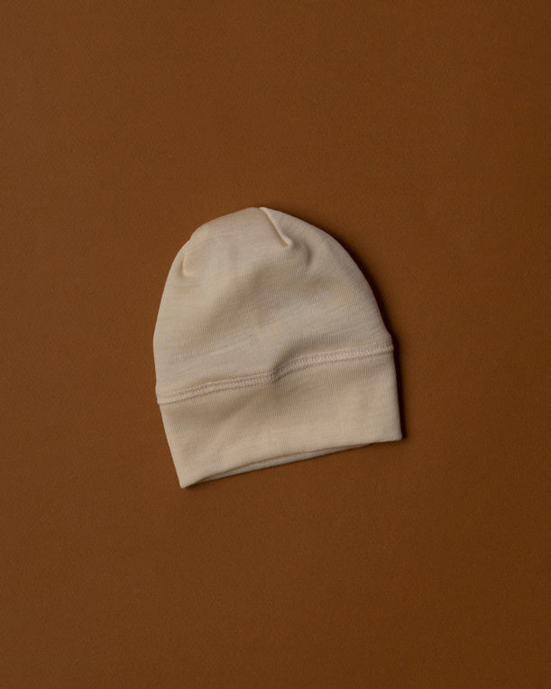 Engel baby mutsje beanie naturel