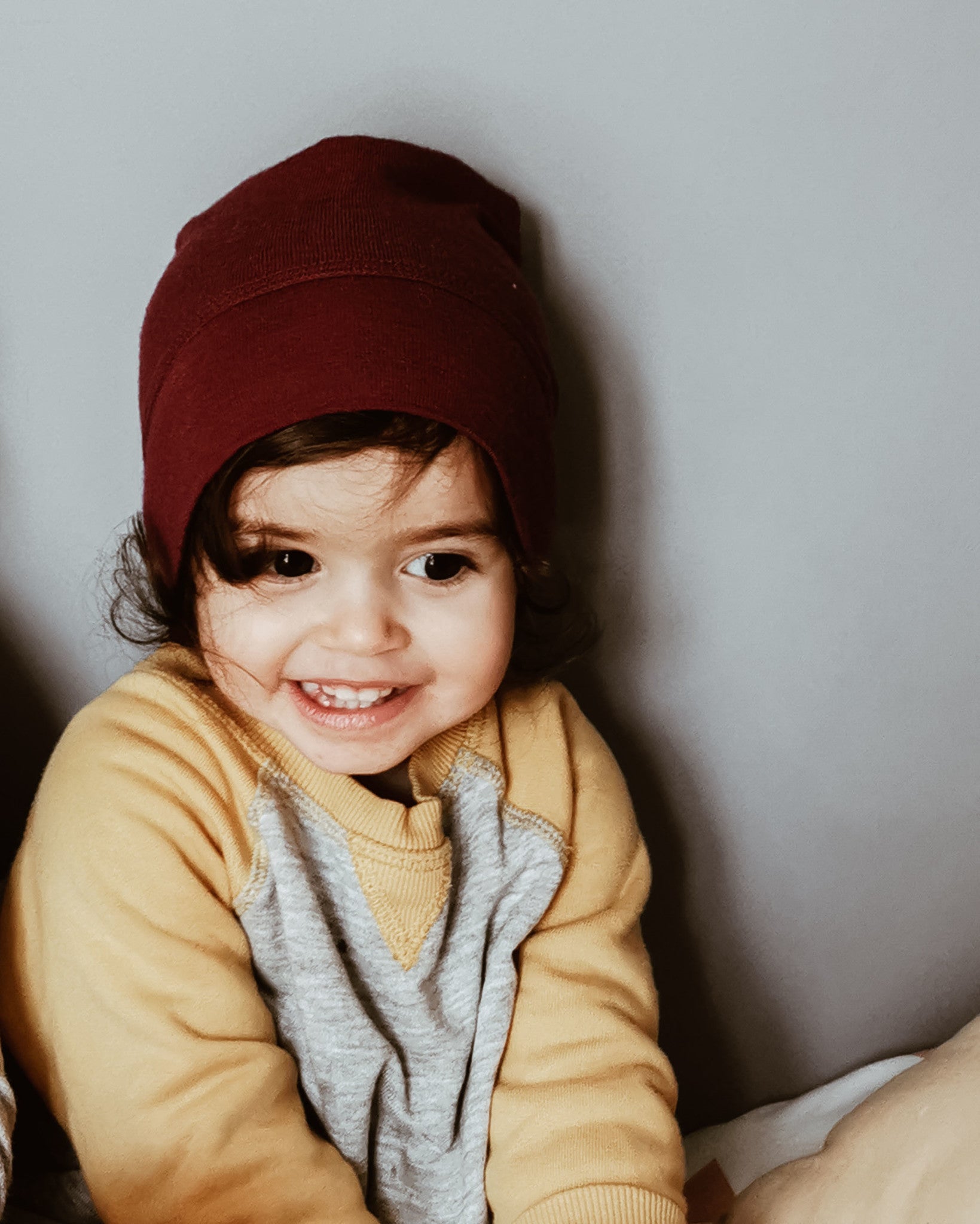 Engel beanie wool silk