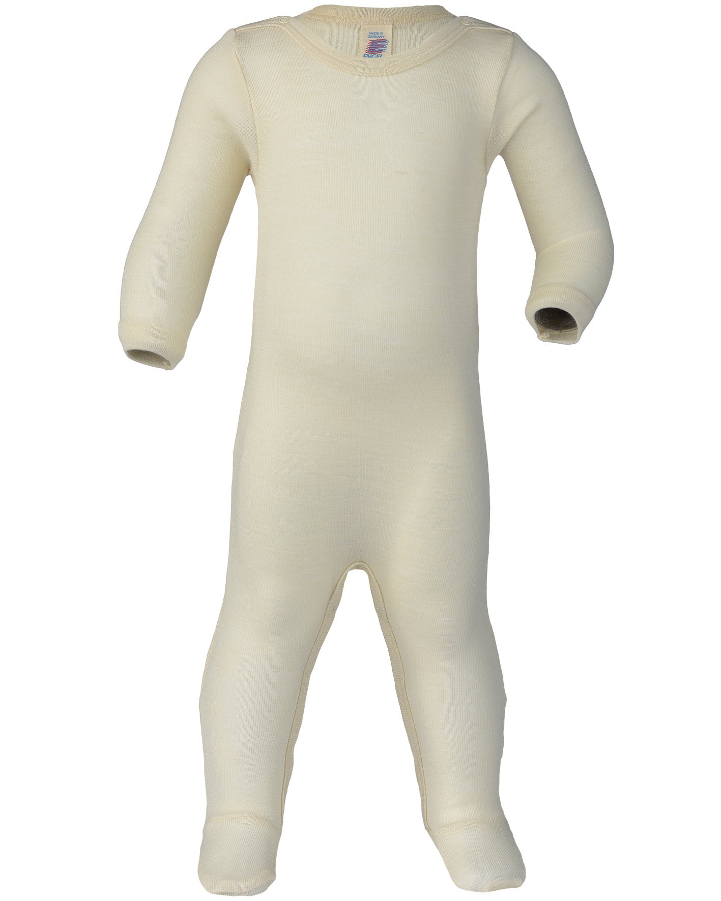 Engel natur Boxpakje:pyjama van wol en zijde - naturel 709160-01