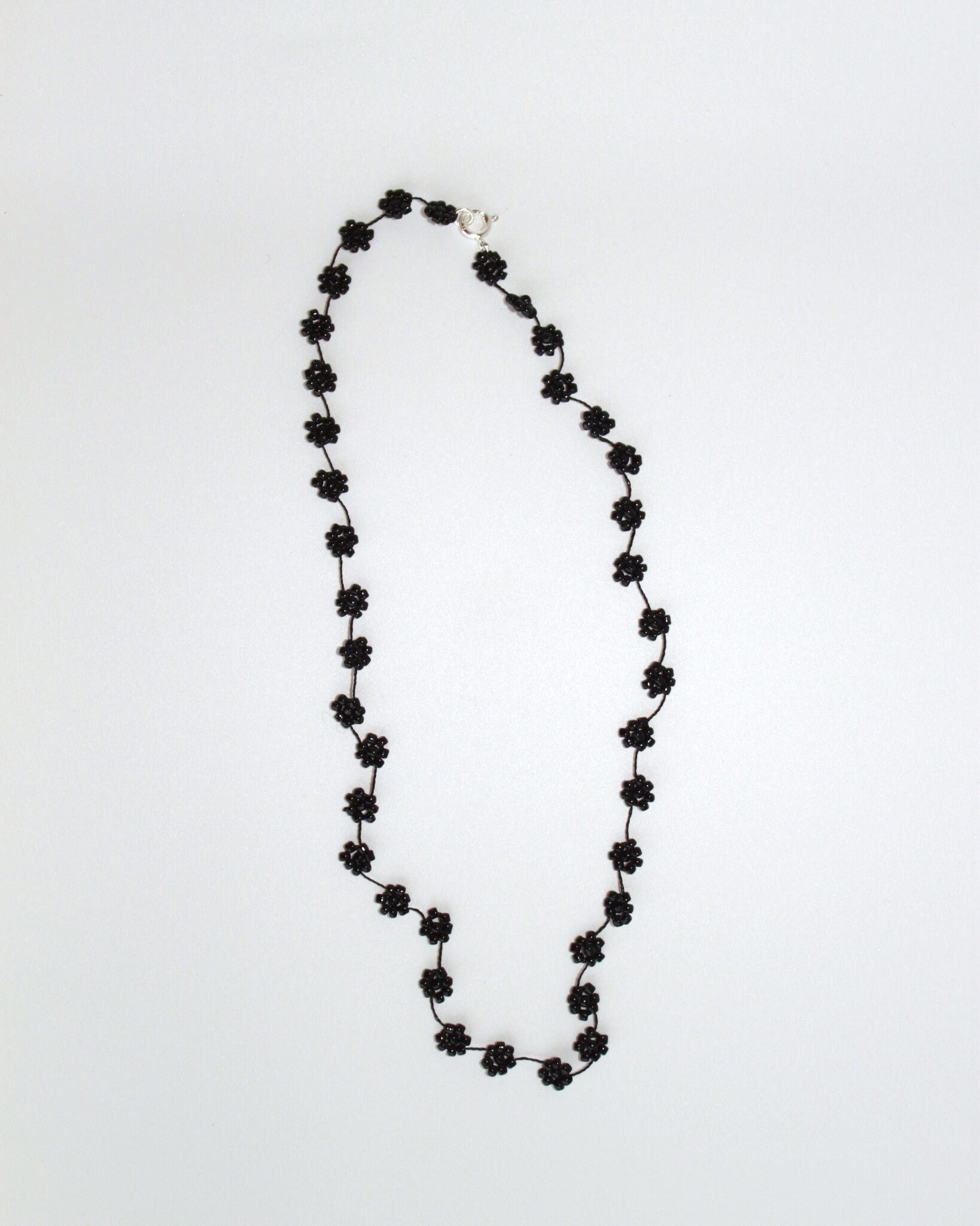 FIORI NECKLACE - BLACK - 14K GOLD FILLED 1