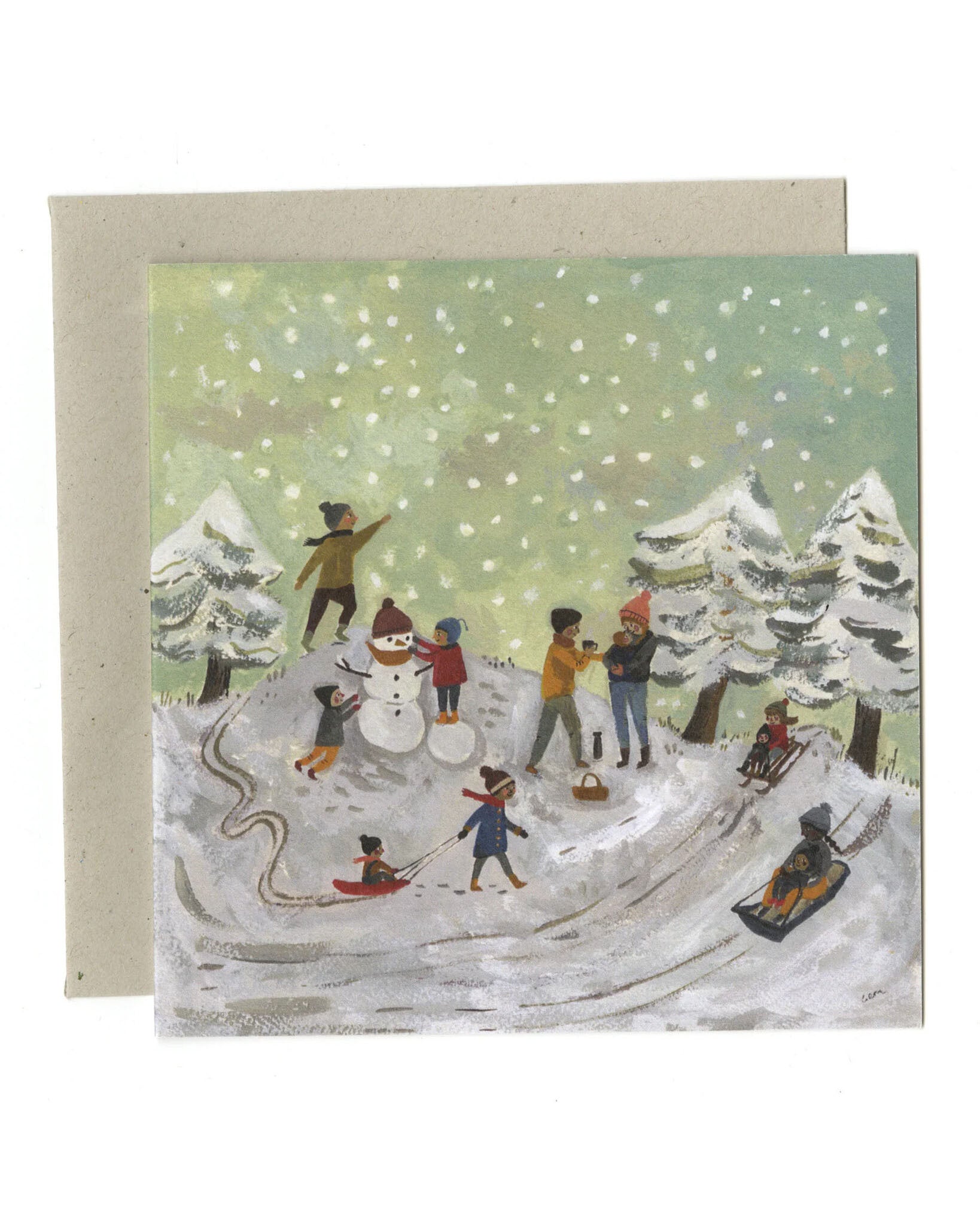 Gemma Koomen kaart snow day_2