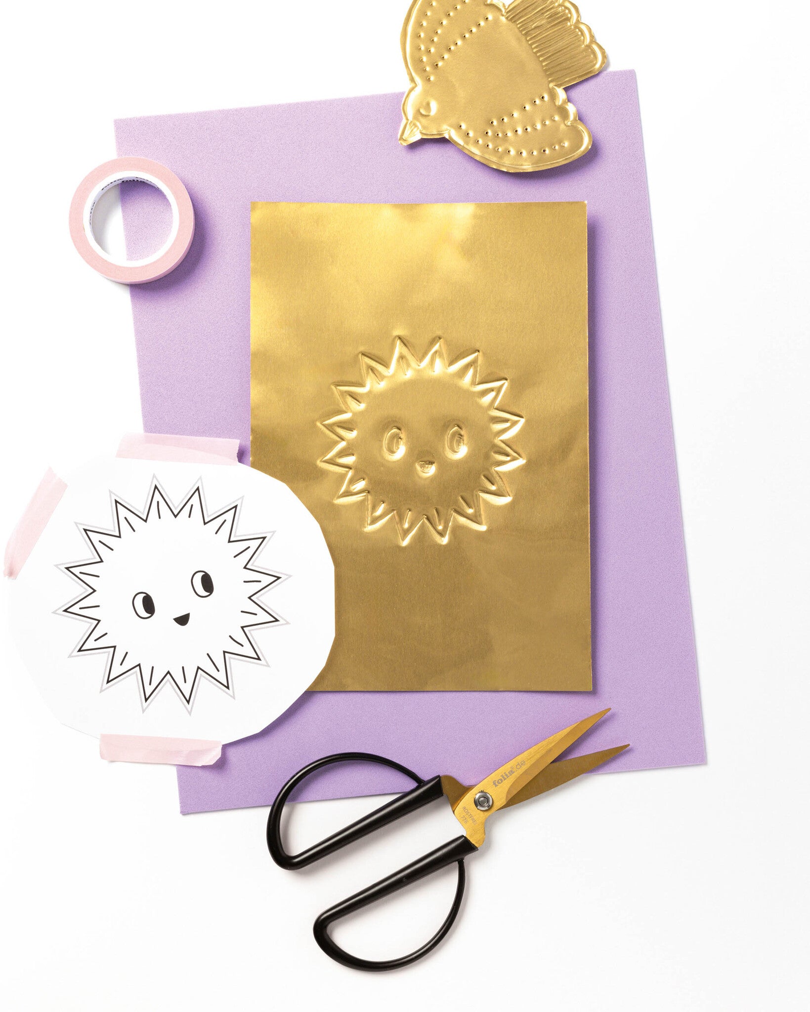Goud papier embossing 521_3