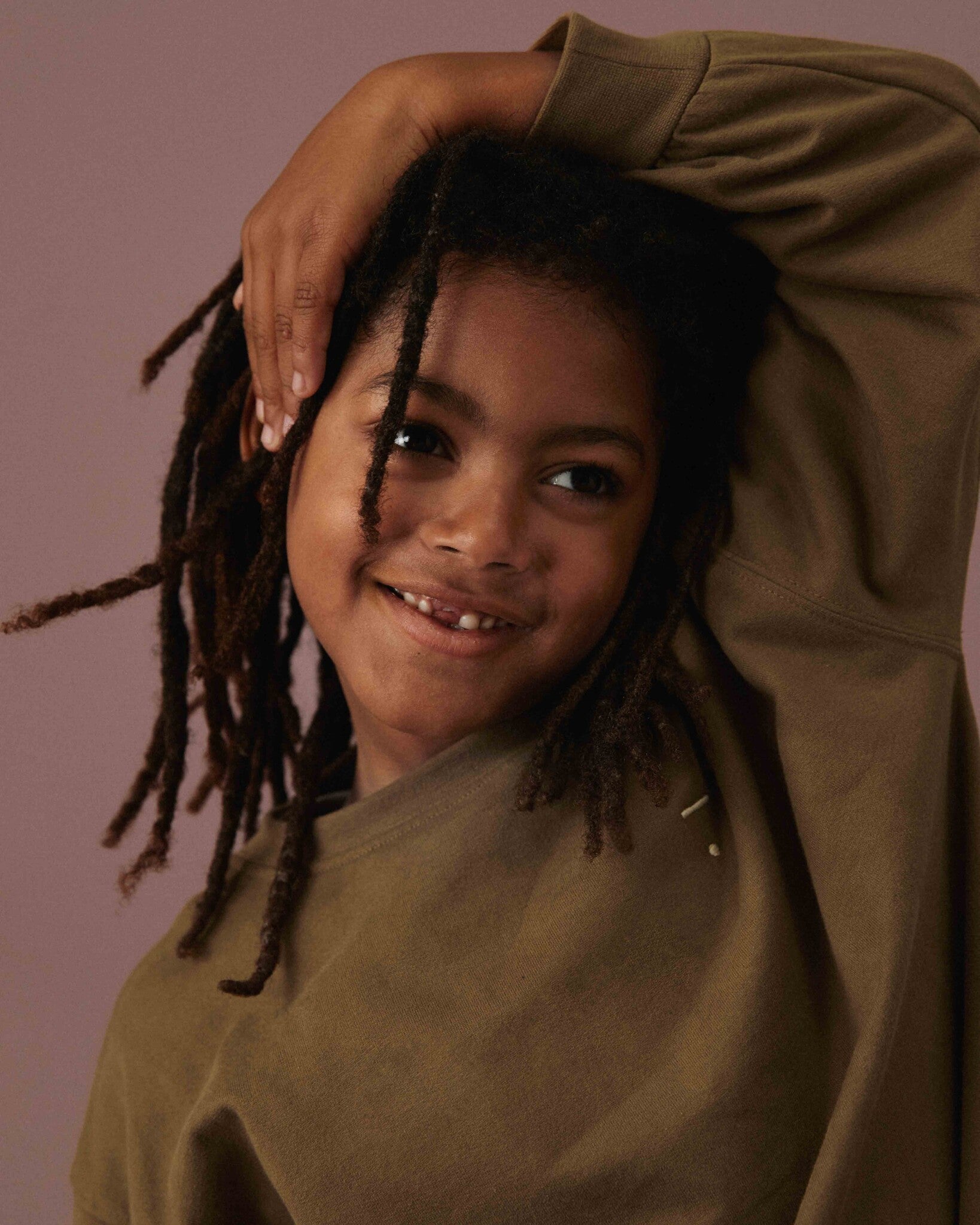 Gray label - oversized kindertrui - woody-3