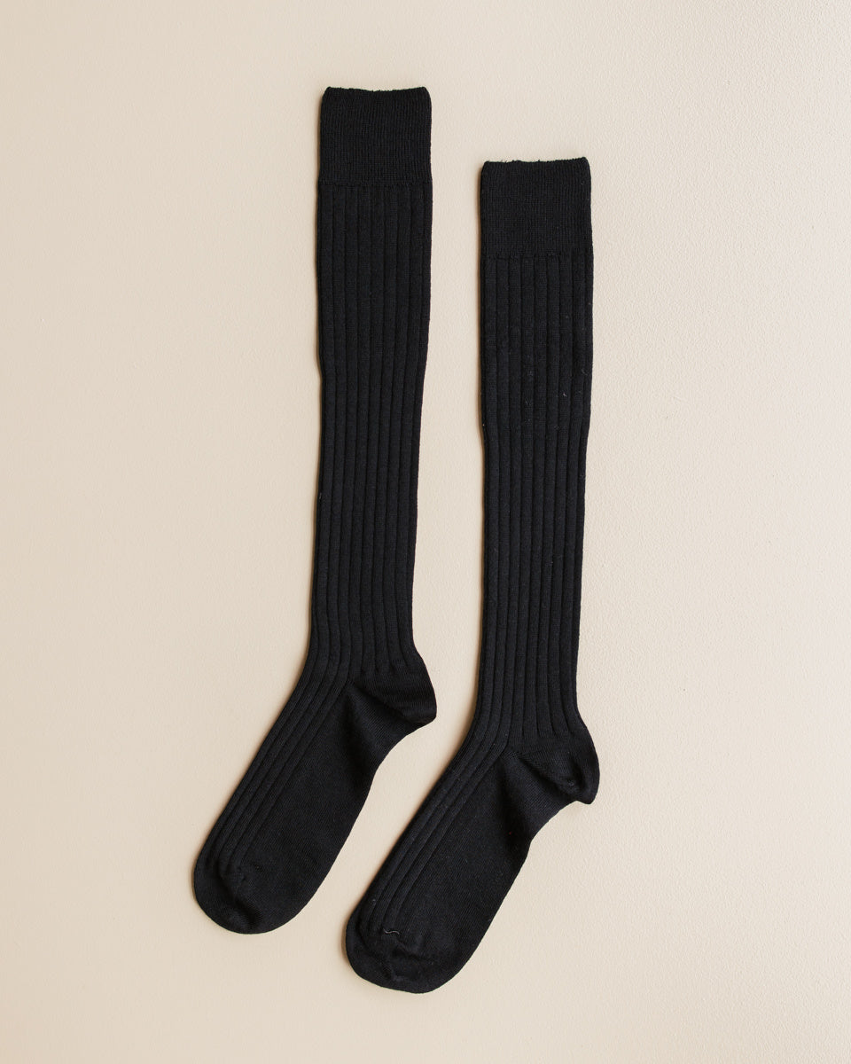 Grödo Kniekousen merino wol - zwart 3
