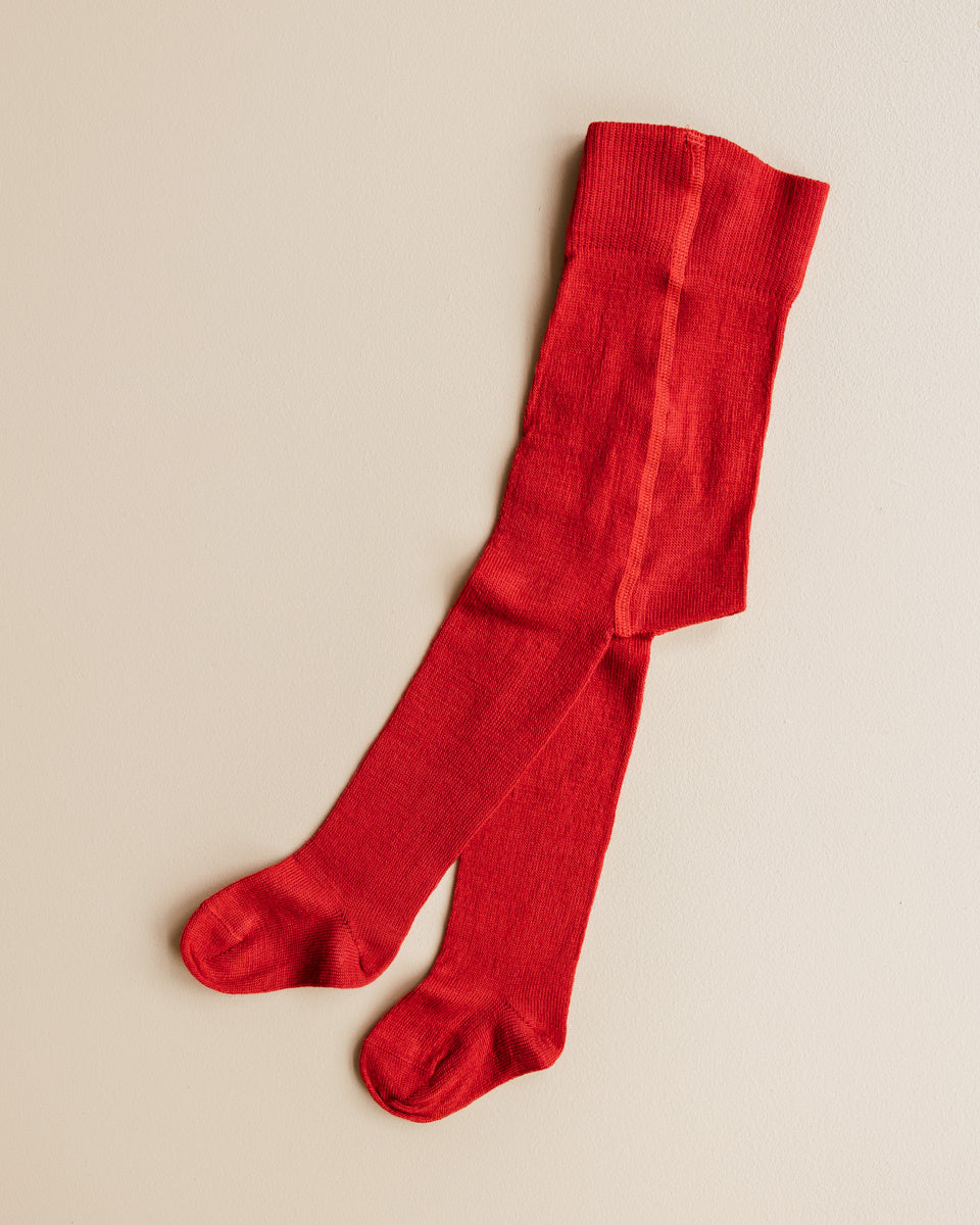 Grödo maillot van wol en katoen - rood 2