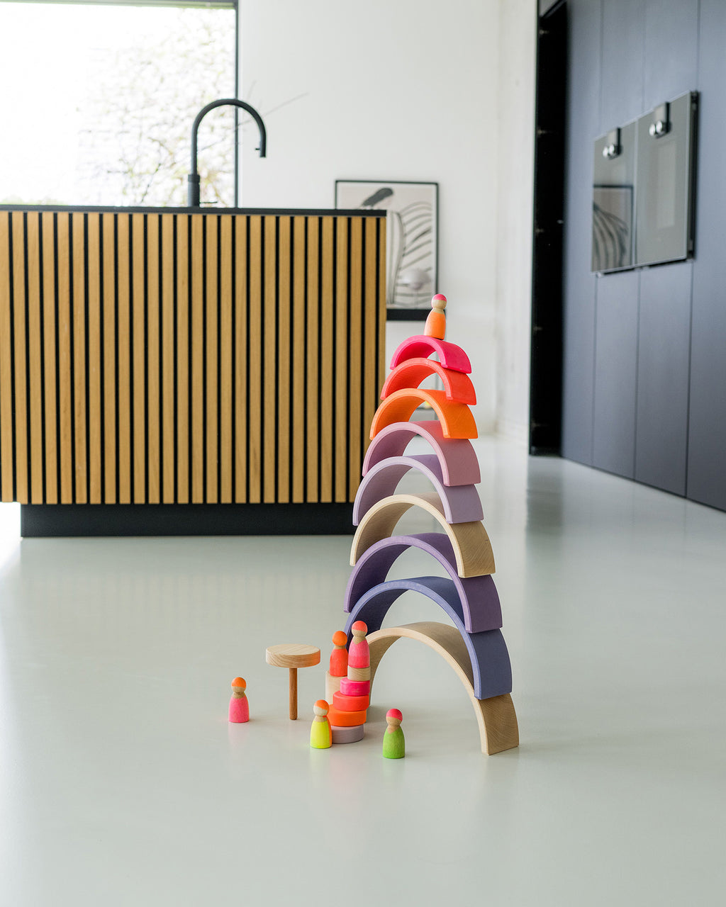 Grimm's Regenboog groot 10-delig - neon roze 4