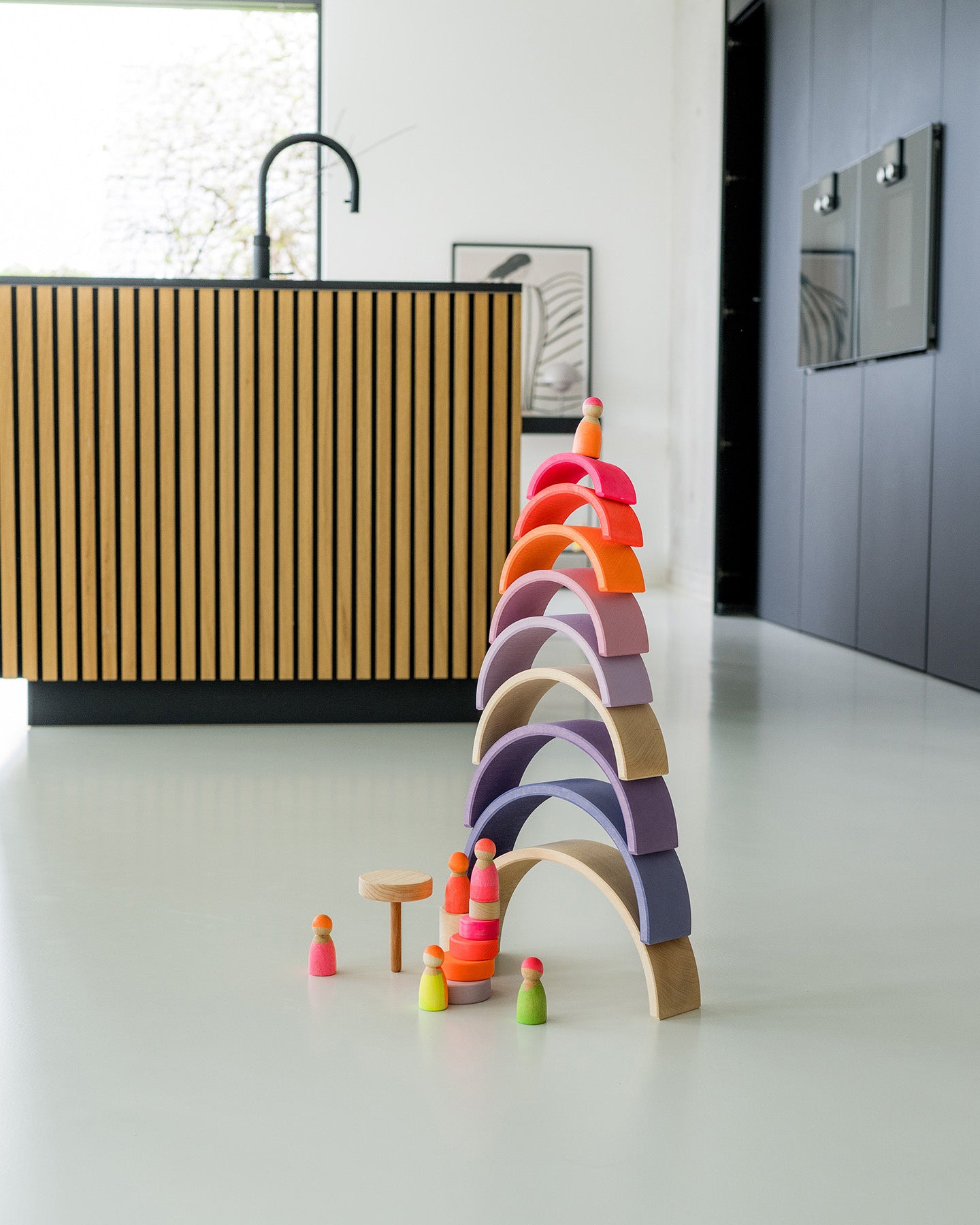 Grimm's Regenboog groot 10-delig - neon roze 4