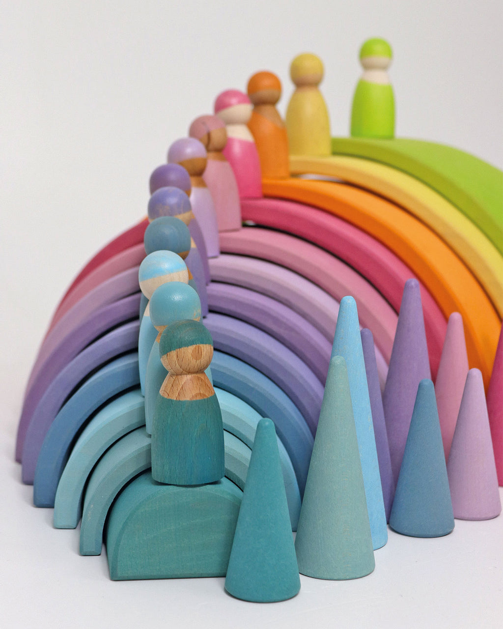 Grimms regenboogvriendjes pastel 12 delig 10579