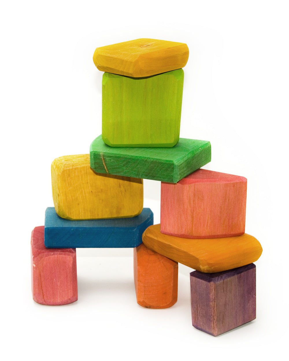 Handmade Regenboog blokken - 20 delig 2 5451