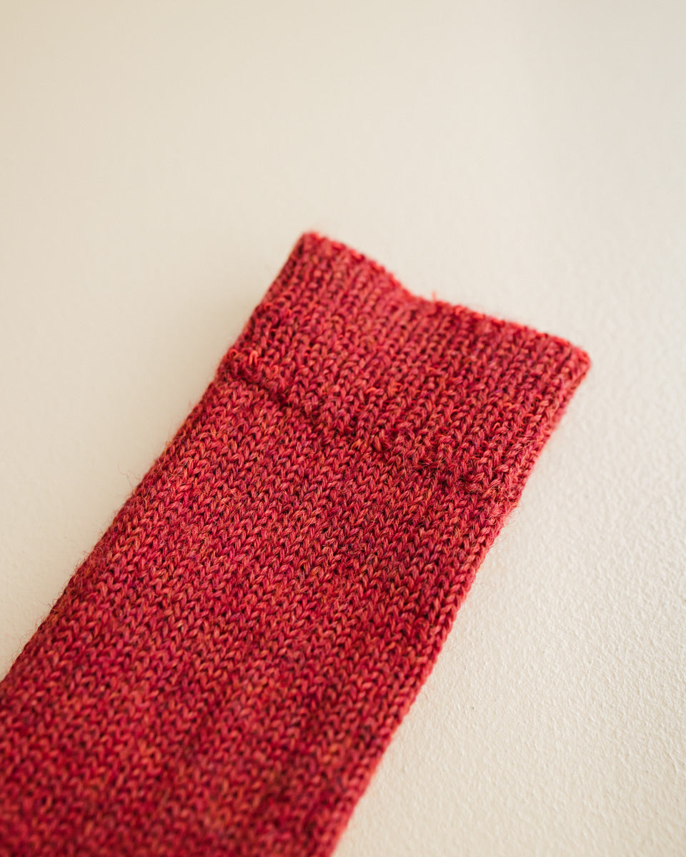 Hirsch Natur Trekkie sokken - rood 3