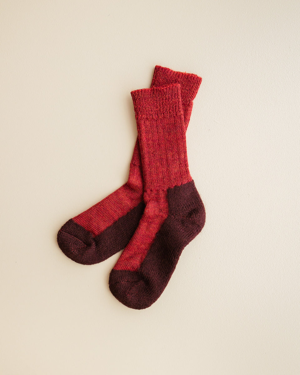 Hirsch Natur Trekkie sokken - rood