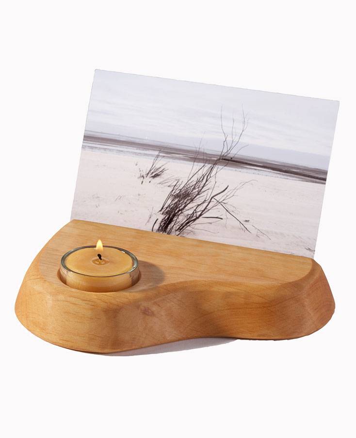 houten-fotohouder-met-bijenwas-kaars