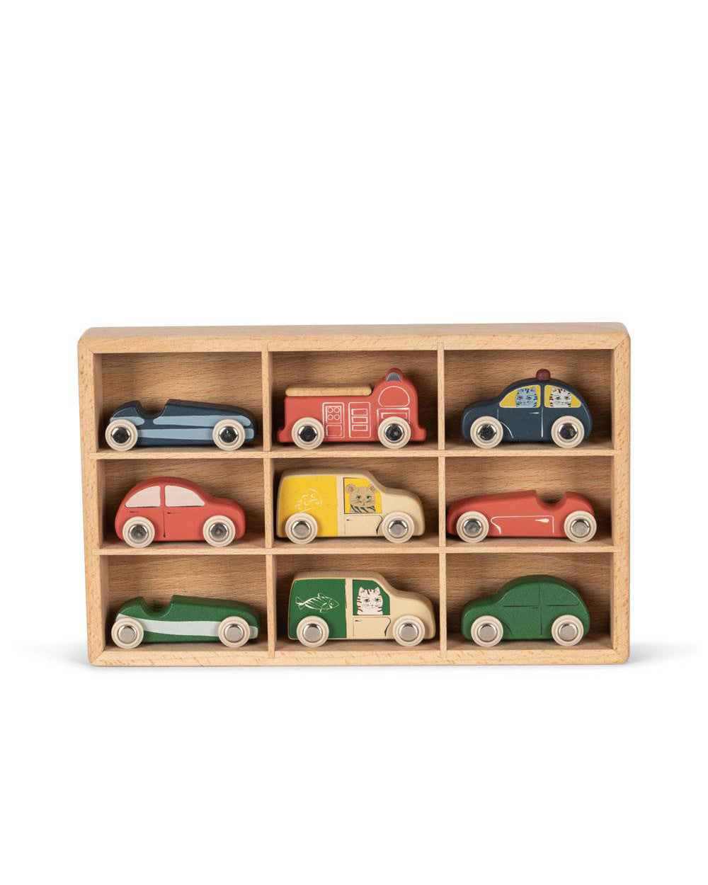 Houten mini auto's 1