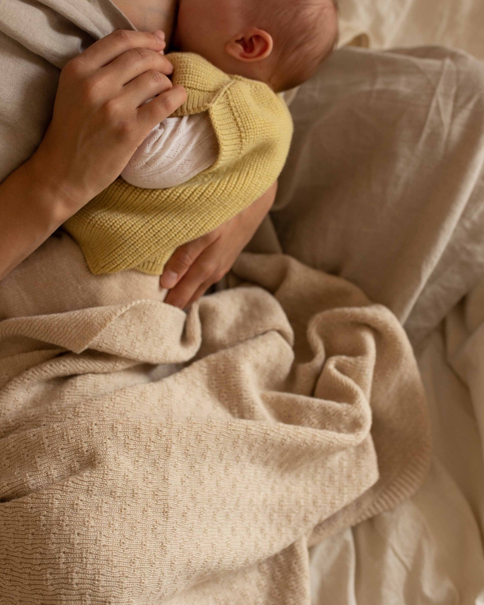 Hvid - blanket dora - cream