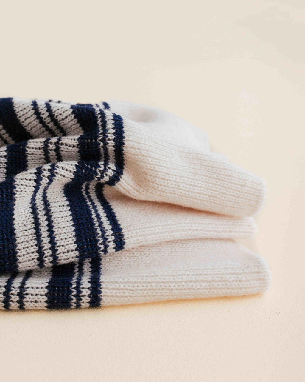 hvid Baby deken van wol Gilbert - blue 4
