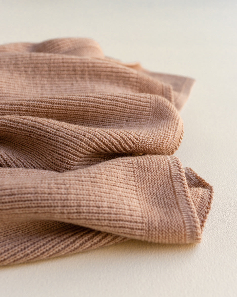 Hvid blanket FELIX ROSE 2