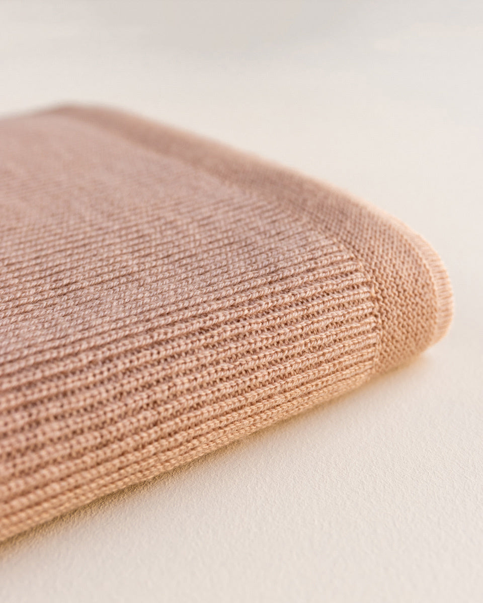 Hvid blanket FELIX ROSE