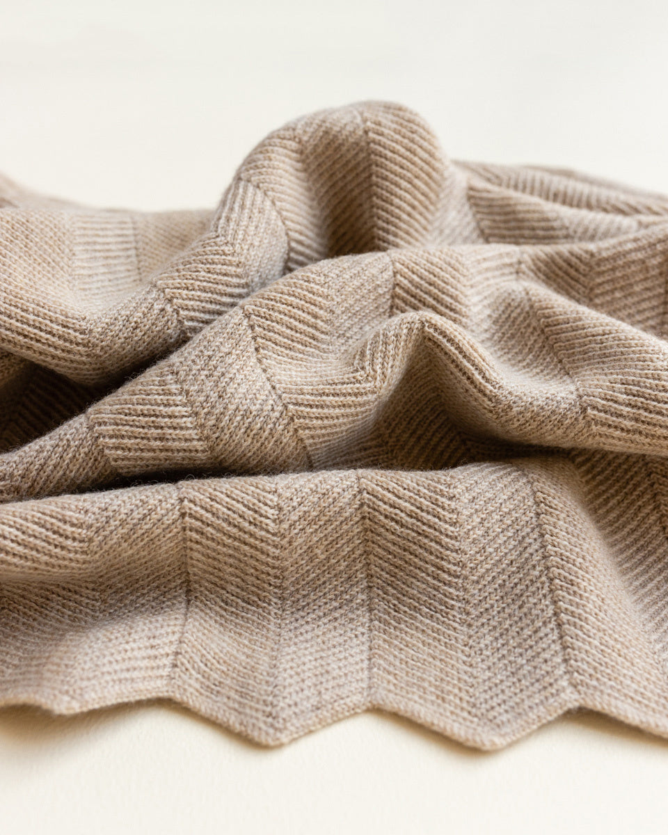 Hvid blanket FREDDIE SAND