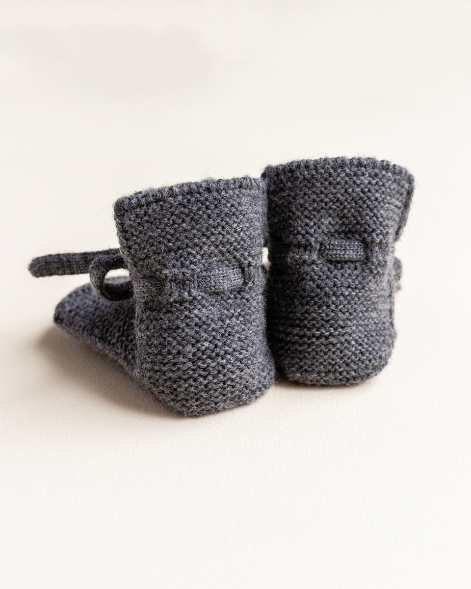 Hvid BOOTIES CHARCOAL