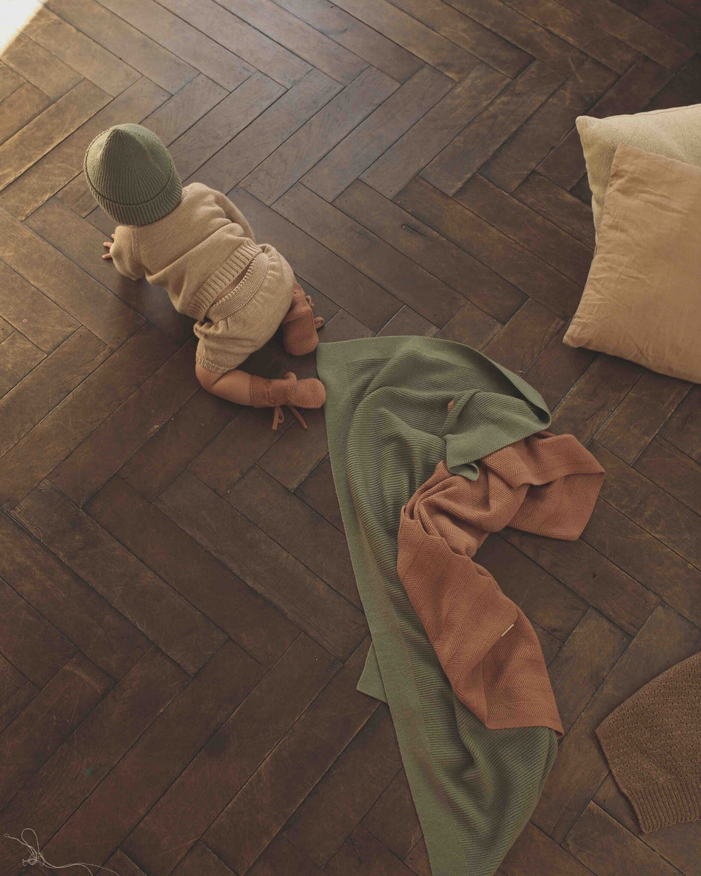 Hvid Deken van merino wol Gust - artichoke 2.0