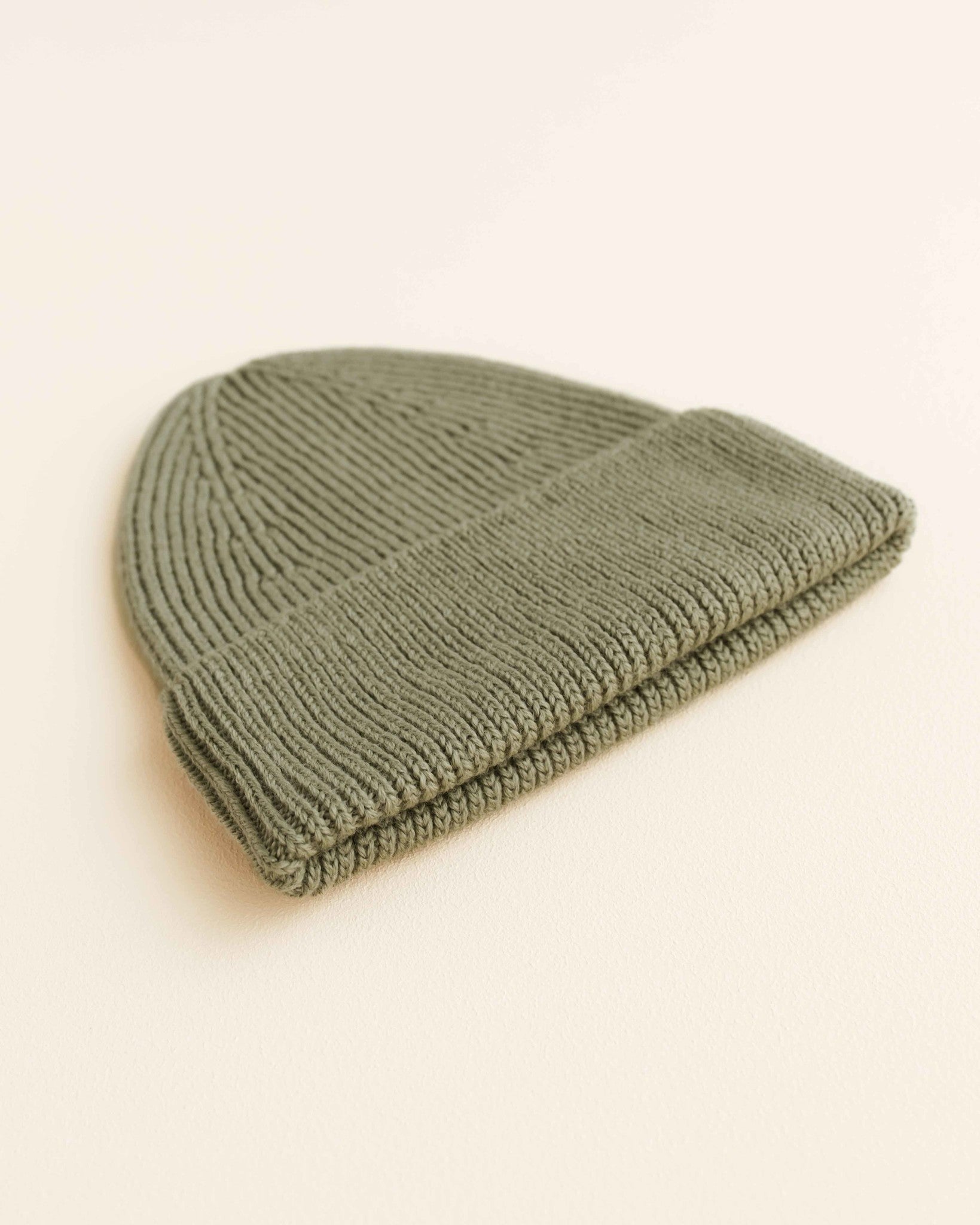 hvid Dikke ribbeanie Fonzie - artichoke