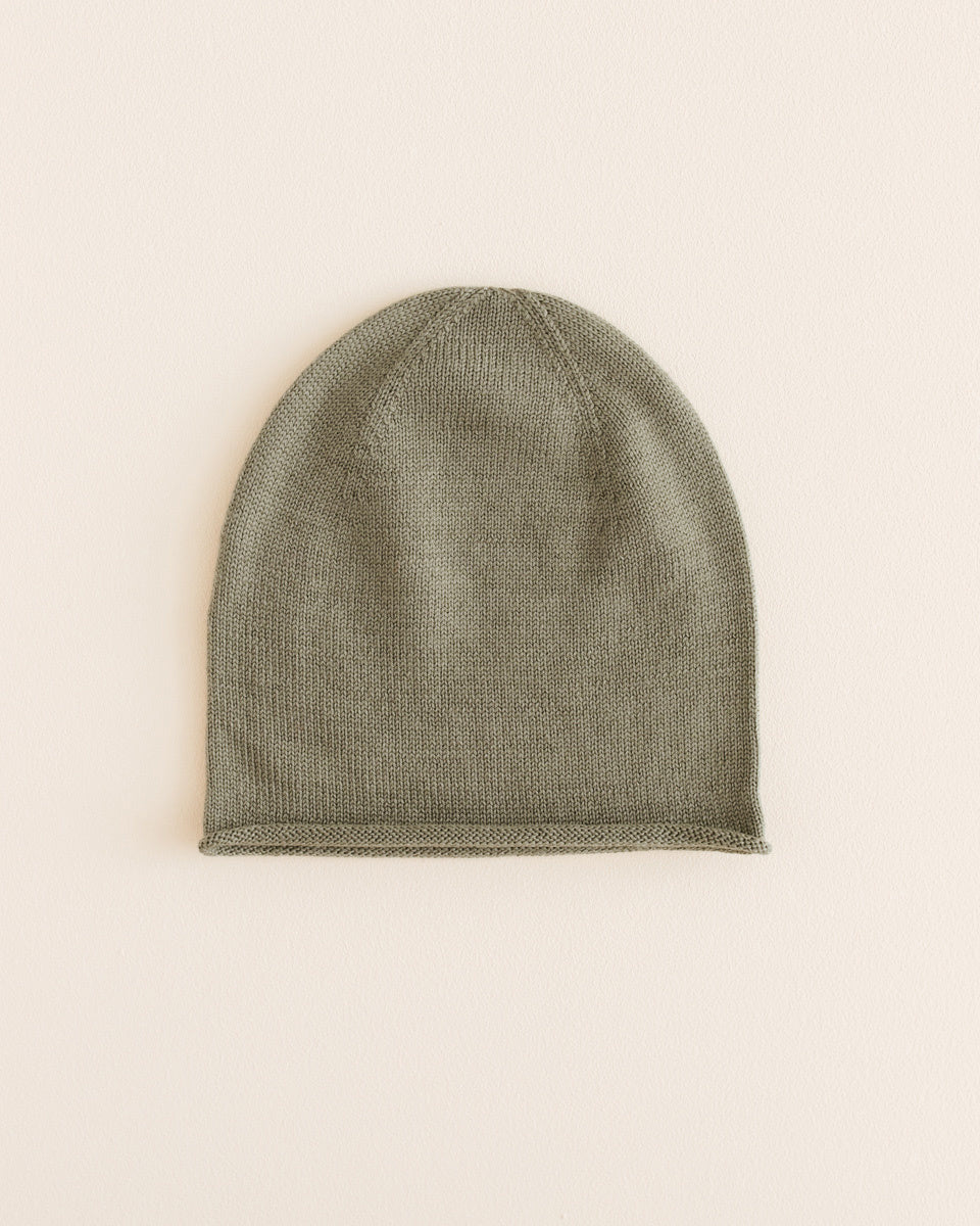 hvid Efa beanie - artichoke