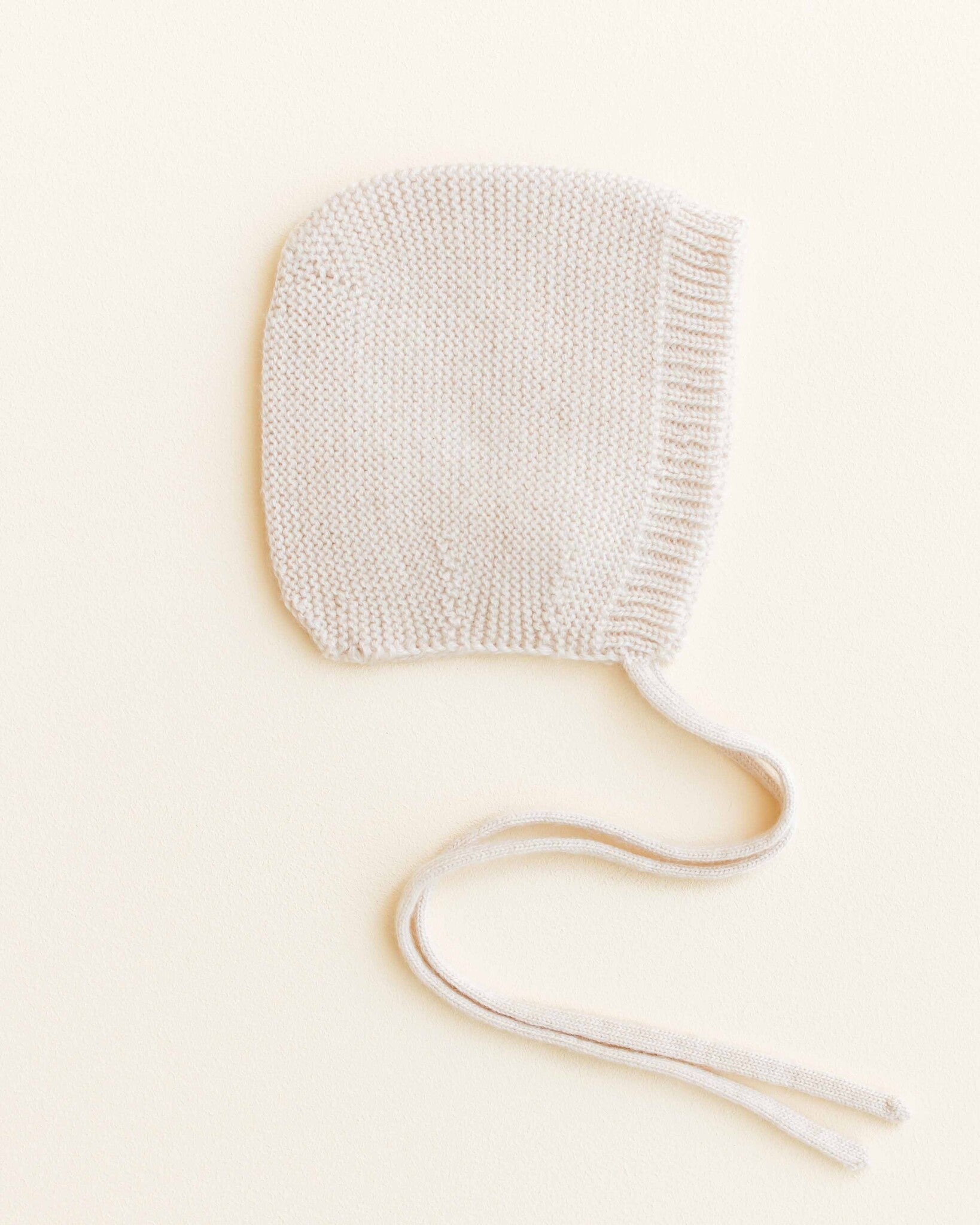 Hvid Mutsje van merino wol - cream 2