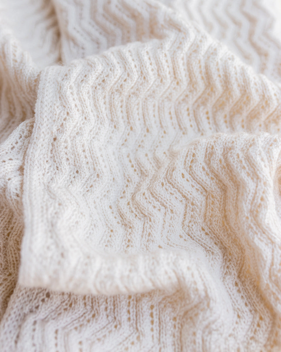 Hvid sjaal OFF-WHITE FREDRIK